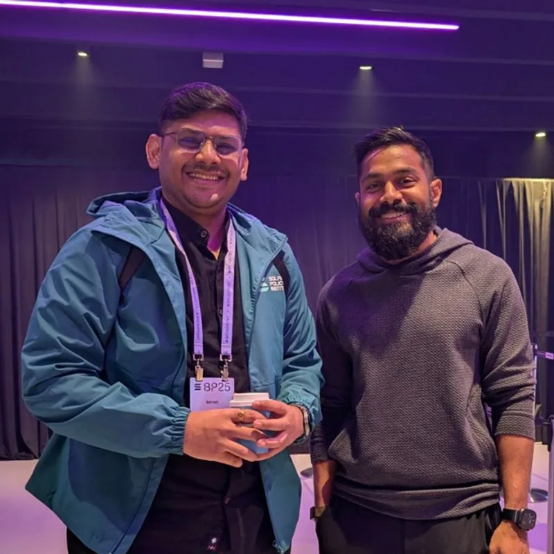 Kevan Shah with Raj Gokal